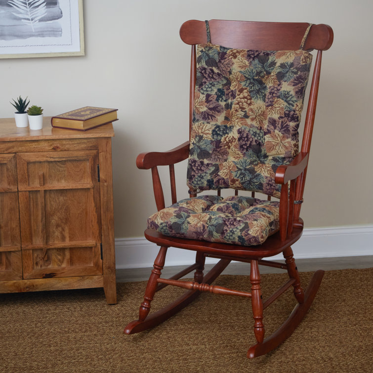 Fall rocking chair online cushions